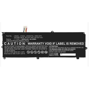 CoreParts Baterija za prenosnik HP 43.32Wh 4-celični Li-ion 7.6V 5700mAh črna