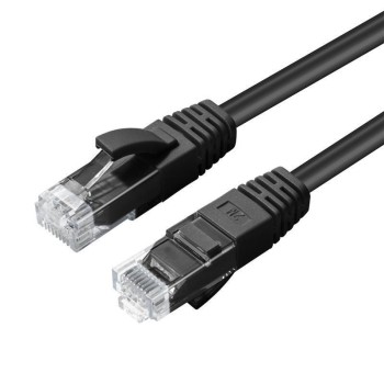 MicroConnect Kabel U/UTP CAT6 0.3M Črn LSZH Omrežni