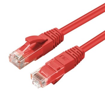 MicroConnect Kabel CAT6A UTP 1m Rdeč LSZH Omrežni