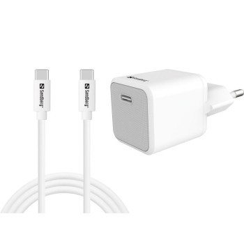 Sandberg USB-C 20W polnilec EU+USB-C>C