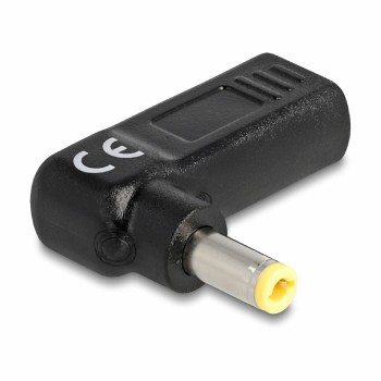 Delock adapter USB TipC napajalni za prenosnik 60W DC 5,5 fi x 2,5mm kotni