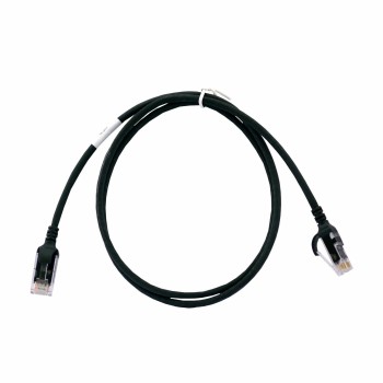 Leviton patch UTP CAT.6 2,1m črn 3,8mm HighFlex 151-6H460-07E