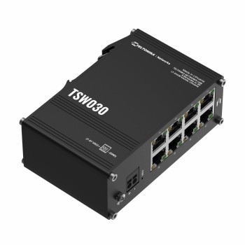 Teltonika stikalo 100M 8-port DIN mini kovinsko ohi&scaron;je TSW030