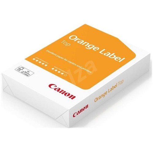 Papir CANON TOP A4, 80 g (orange label), v &scaron;katli je 5 zavitkov po 500 listov