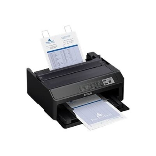 EPSON LQ-590IIN tiskalnik matrični, mono (črno-beli), za papir v roli 21,6 cm (JIS B4), &scaron;irina 254 mm, ločljivost 360&times;180 dpi, 24 igel; povezave: paralelna, USB 2.0, LAN, serijska