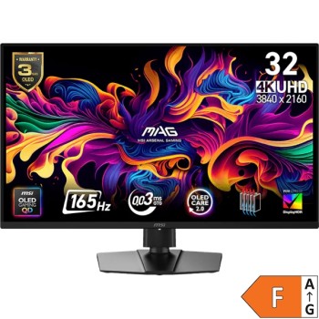 Zaslon MSI MAG 322UP QD-OLED E16 31,5" / 4K UHD / 165Hz / 0,03ms (GTG) (črn) &ndash; nastavljiv po vi&scaron;ini - PD 15W