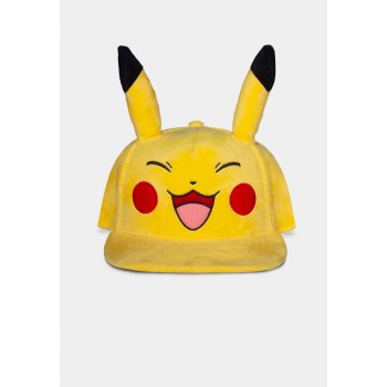 DIFUZED POKEMON - HAPPY PIKACHU PLUSH SNAPBACK KAPA