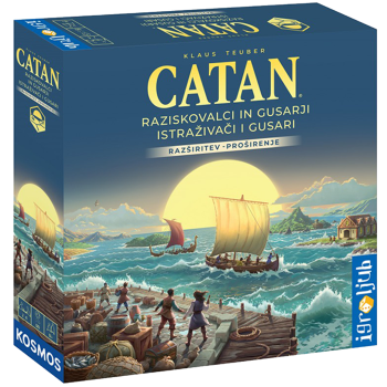 BOARD GAME - CATAN - EXPLORERS & PIRATES EXPANSION SLO/CRO - raz&scaron;iritev