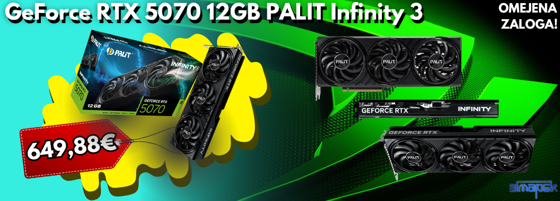 Animacija RTX 5070 PALIT