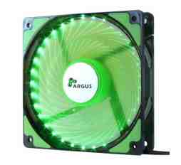 Slika izdelka: INTER-TECH Argus L-12025 GR zelen LED 120mm ventilator