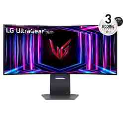 Slika izdelka: Monitor LG 33,9" OLED 34GS95QE-B UltraGear ukrivljen, 3440x1440, 2x HDMI, DP, USB, 240Hz