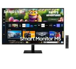 Slika izdelka: Monitor Samsung 27" M50D M5 Smart, VA, 1920x1080, 2xHDMI, Wi-Fi, BT, zvočnik