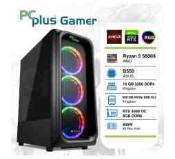 Slika izdelka: PCPLUS Gamer R5-5600X 16GB 500GB NVMe SSD RTX 4060 8GB DDR6 RGB gaming namizni računalnik