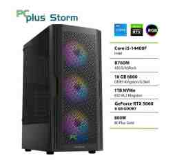 Slika izdelka: PCPLUS Storm Core i5 14400F 16GB 1TB SSD RTX 5060 8GB gaming namizni računalnik