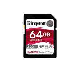 Slika izdelka: SDXC KINGSTON 64GB Canvas REACT Plus, 300MB