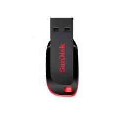 Slika izdelka: USB DISK SANDISK 32GB CRUZER BLADE, 2.0, črno-rdeč, brez pokrovčka