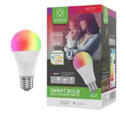 Slika izdelka: WOOX R9077 Smart Zigbee 3.0 E27 2700K-6500K RGB LED pametna zatemnilna žarnica